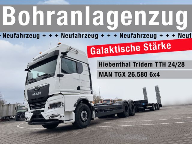 MAN TGX 26.580 6x4 BL CH Bohranlagenzug