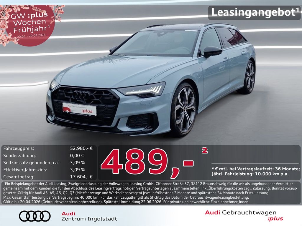 A6 Avant 35 TDI S line comp. HD-MATRIX PANO 21"