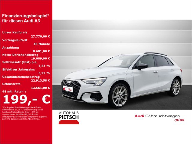 Audi A3 Sportback 40 TFSIe S-Line LED AHK NAVI VC PDC