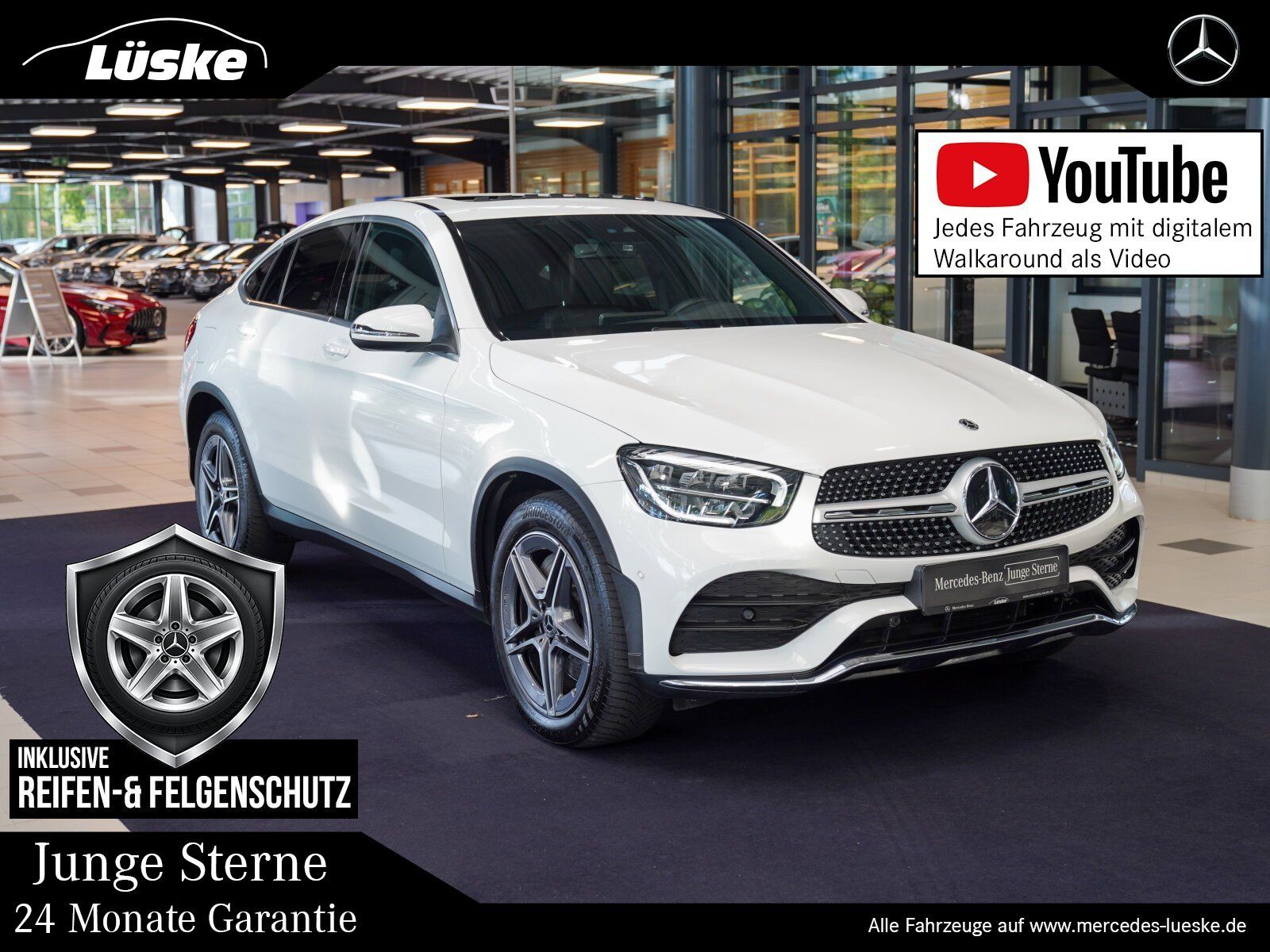 Mercedes-Benz GLC 200 d 4M Coupé AMG Line Schiebedach AHK DAB foto 1
