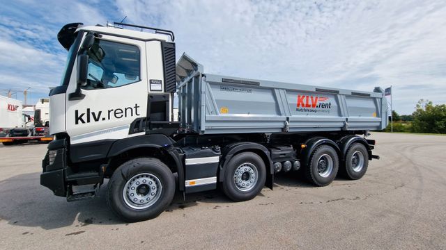 Renault C 480   8x4  Kipper Meiller   Bordmatik