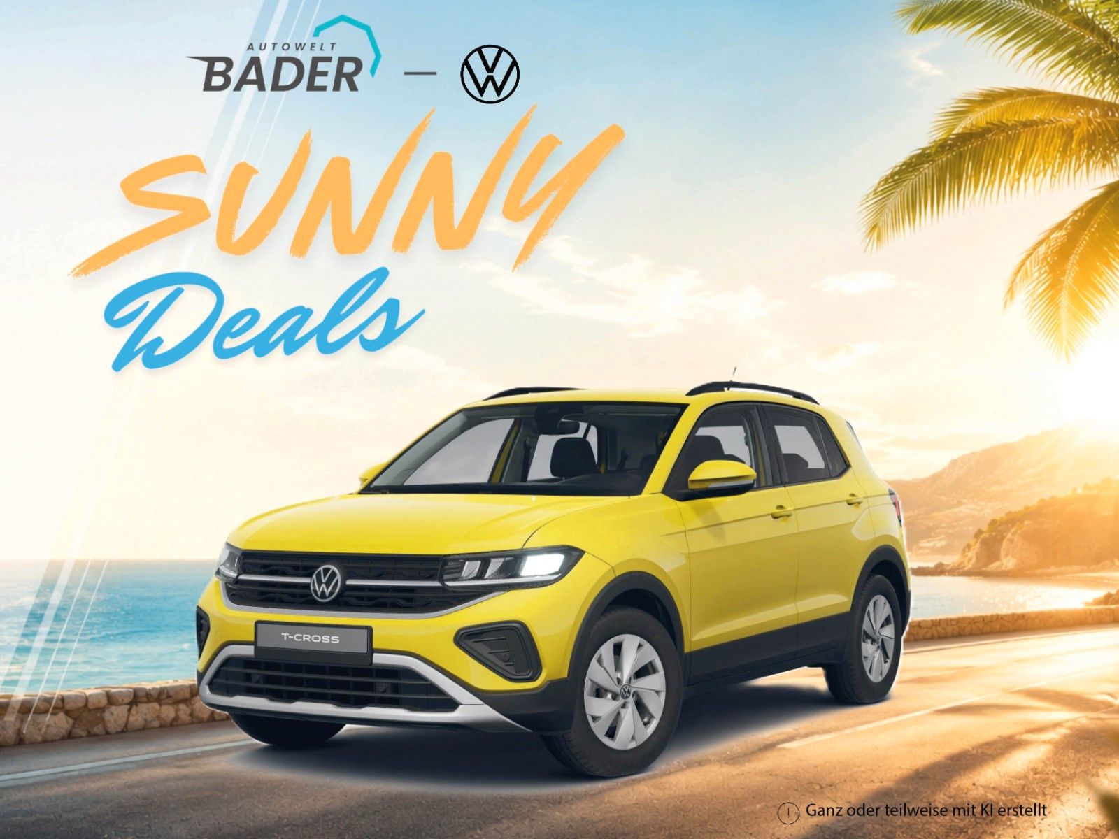 Volkswagen T-Cross Life "Sunny Deals" AUTOWELT-BADER!