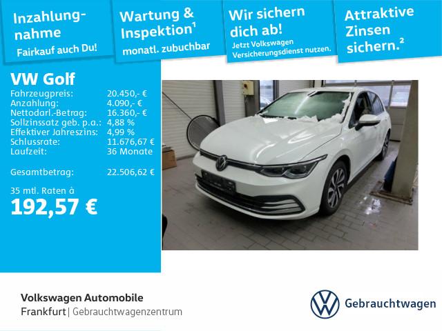 Volkswagen Golf VIII 1.5 TSI Active Navi ACC LaneAssist LED