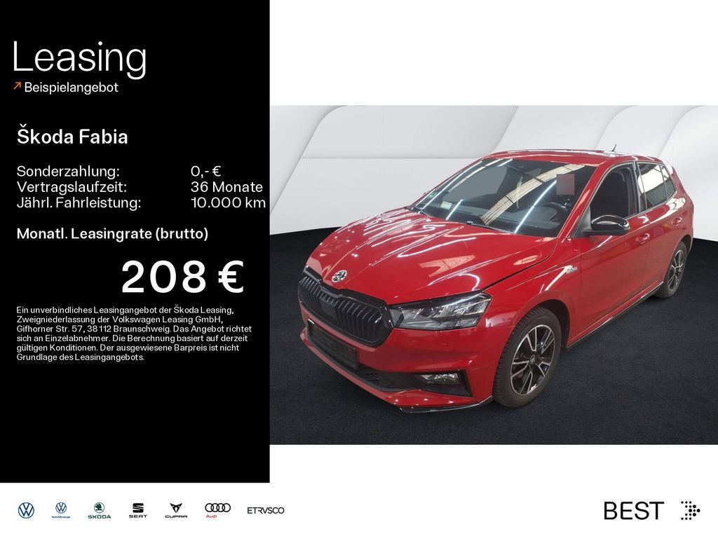 Skoda Fabia 1.5 TSI DSG MONTE CARLO*LED*PDC*SHZ*NAVI*K