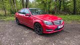 Mercedes-Benz C 250 AMG RIGHT HAND DRIVE - mit Diesel-Antrieb: Rot, Panorama-Dach, Limousine