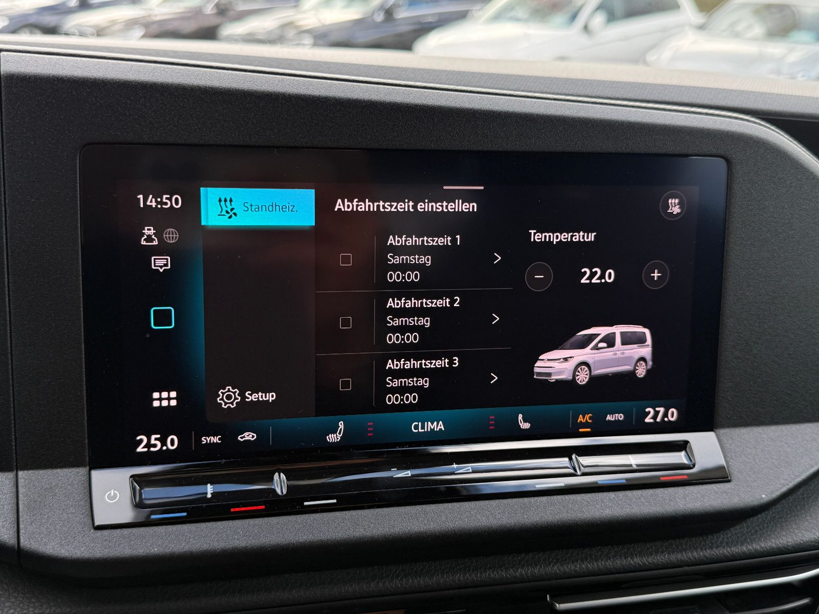 Fahrzeugabbildung Volkswagen Caddy Life Maxi TSI DSG ACC AHK LED Kamera Sthz