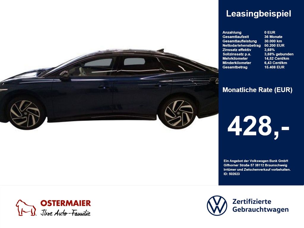 Volkswagen ID.7 PRO S BLACK STYLE 286PS ACC.5J-G.WÄRMEPUMPE
