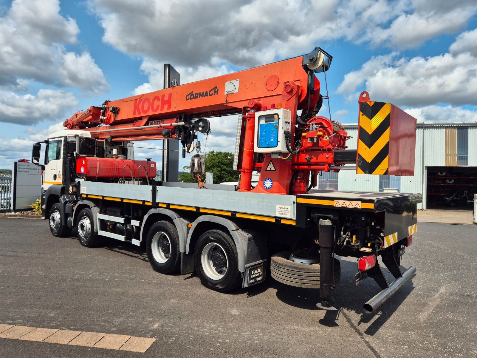 Fahrzeugabbildung MAN TGS 35.360 8x4 BB Gormach 91000 TECH Funk