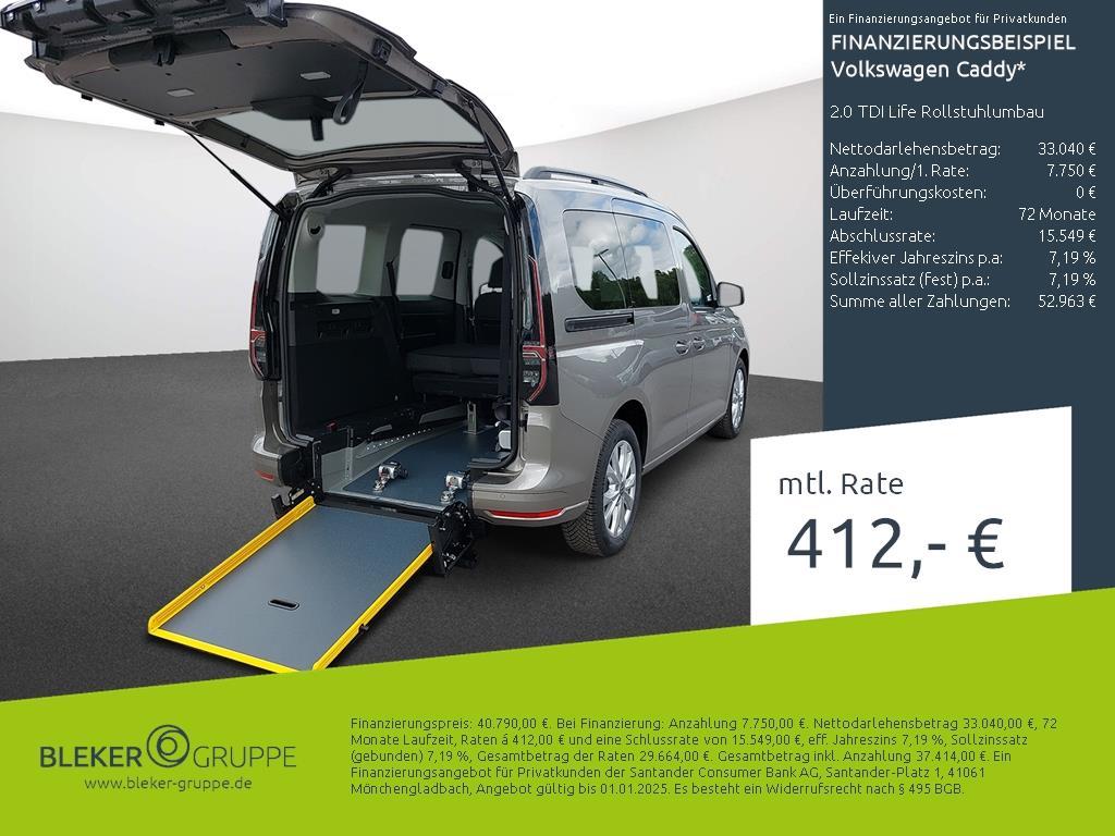 Volkswagen Caddy 2.0 TDI Life Rollstuhlumbau