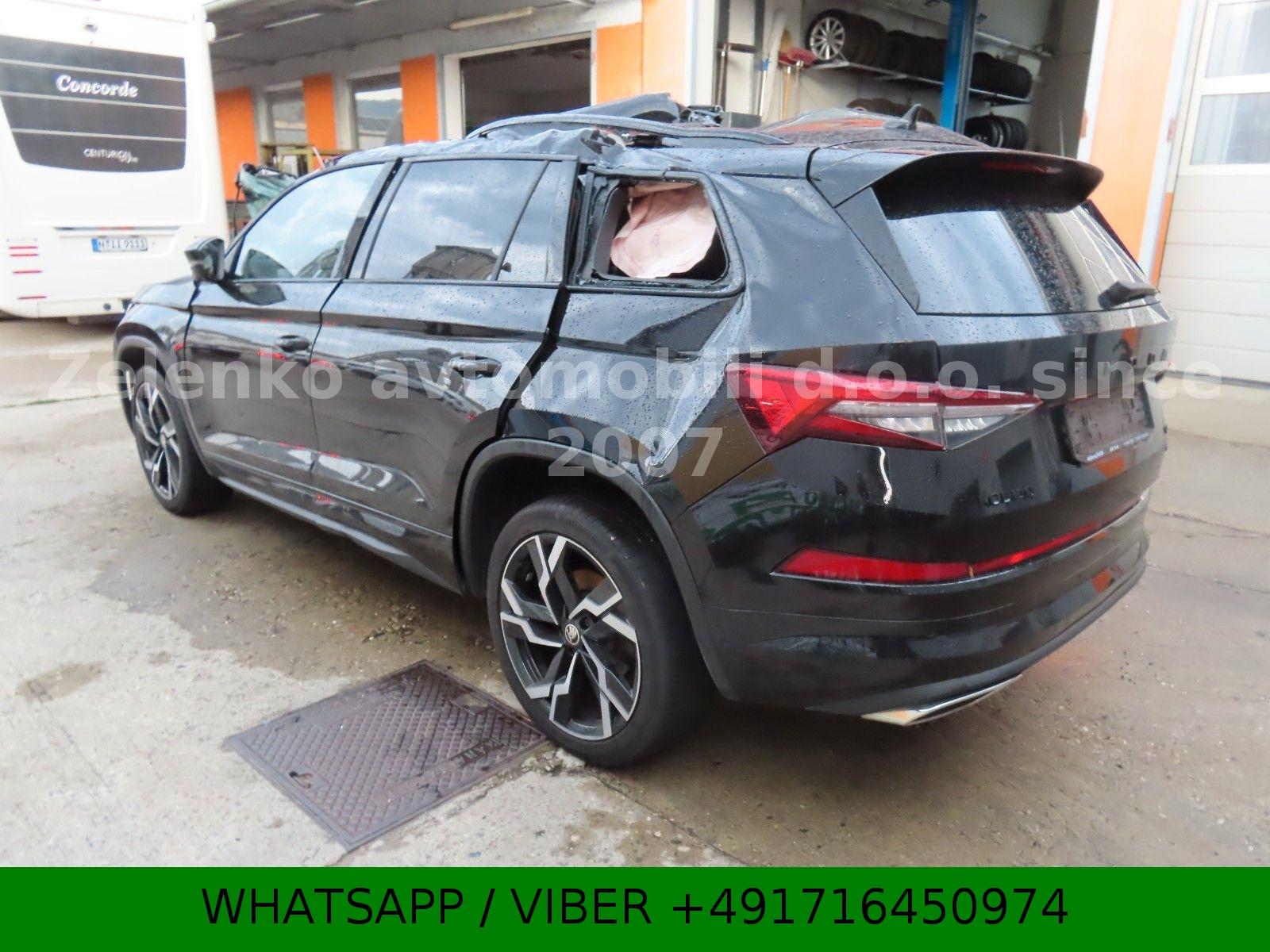 Skoda Kodiaq RS 4x4 2,0 TFSI 7-Sitze Auto fährt drives