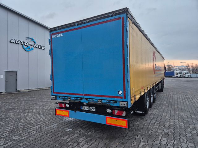 Kögel SN24 Stahl Transport  Rungen Liftachse