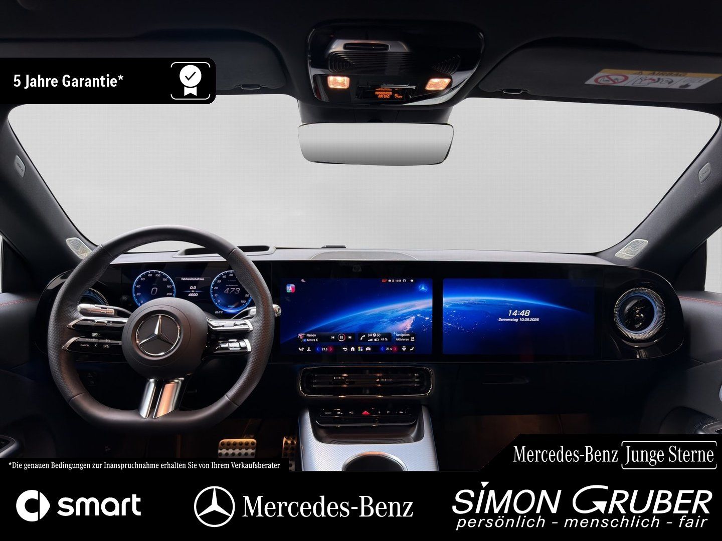 Fahrzeugabbildung Mercedes-Benz CLA 250+ SB AMG+ Superscreen Burm 400/800V AHK