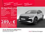 Audi Q4 Sportback e-tron 50 qu. S line Wärmep./AHK/Dy - silberne Audi Q4 e-tron