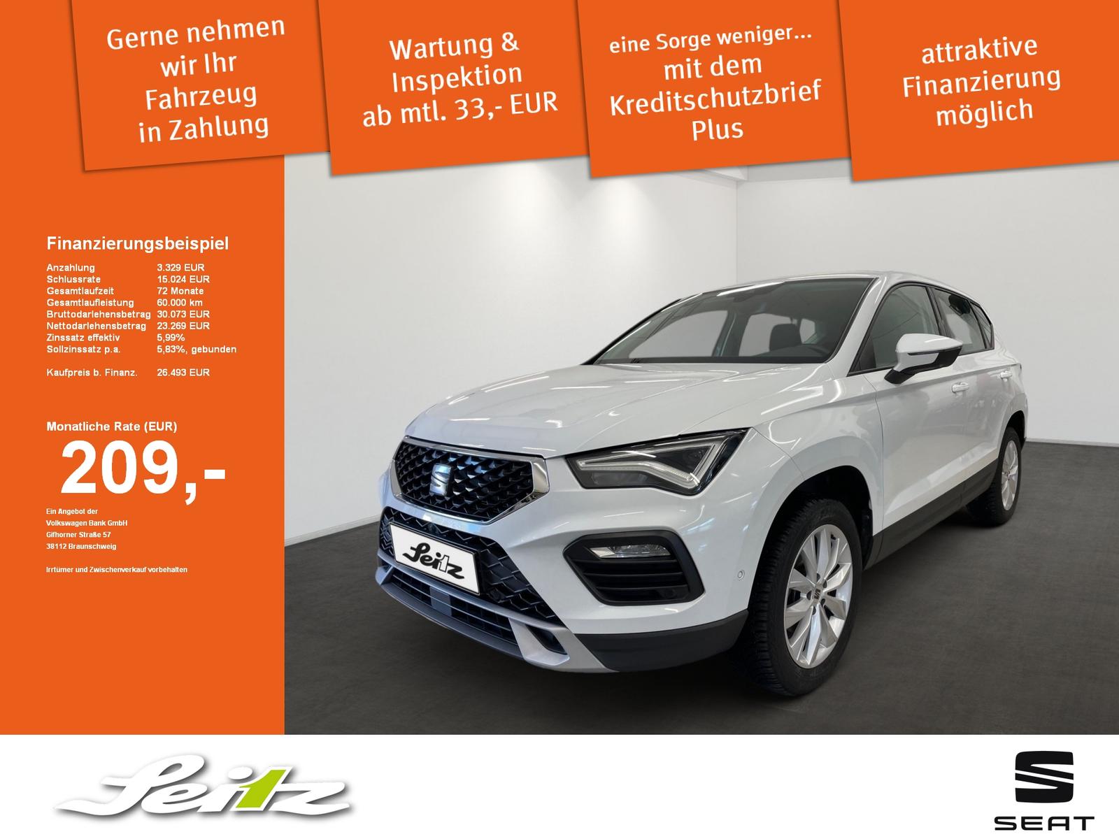 Seat Ateca 1.5 TSI Style *LED*KAMERA*NAVI*