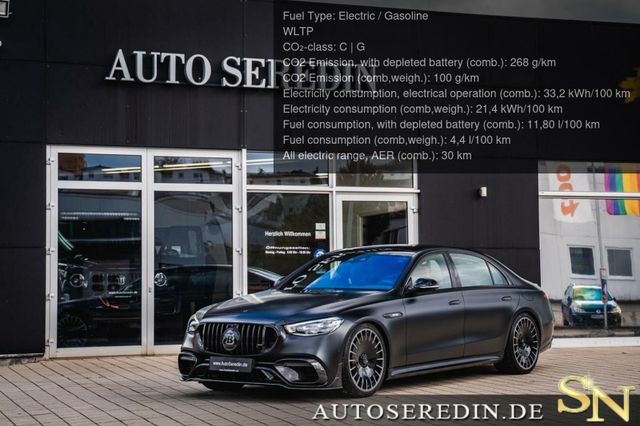 Mercedes-Benz S 63 AMG BRABUS B930 BLACK MAGNO+4SEATS+4D+2025