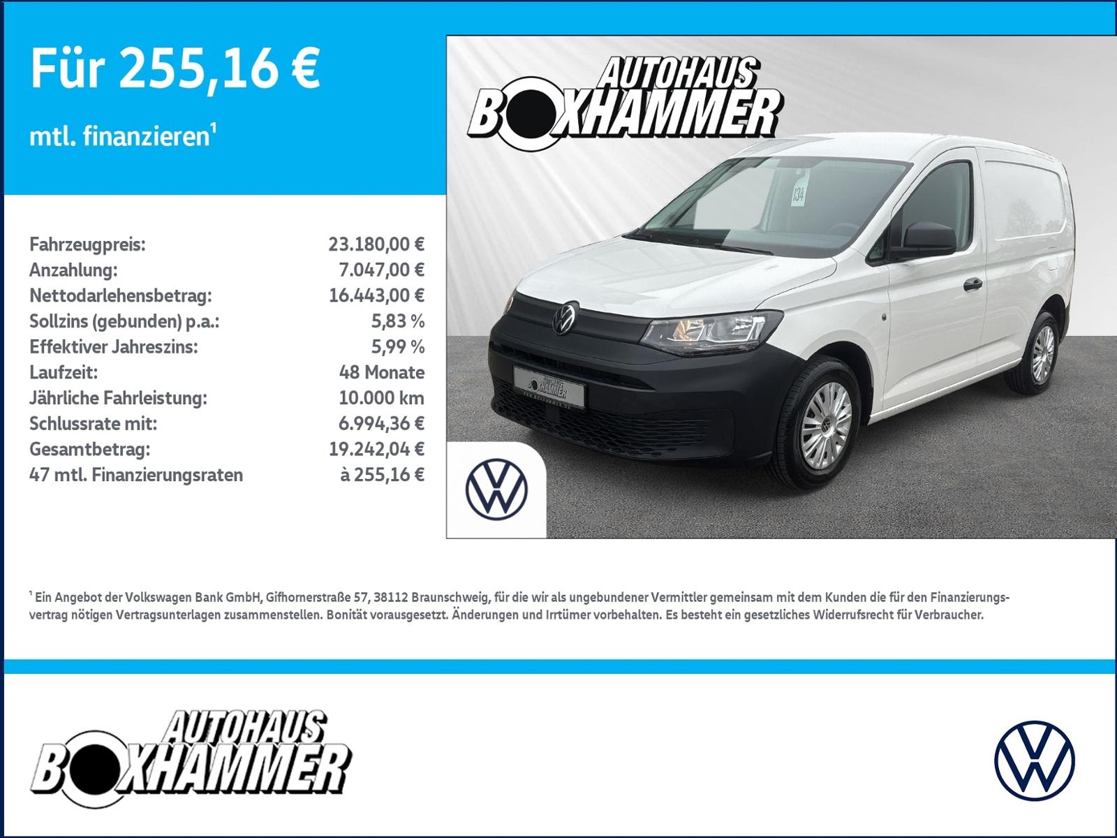 Volkswagen Caddy Kasten 2,0 TDI TEMPOMAT+APP.CONNECT+DAB+
