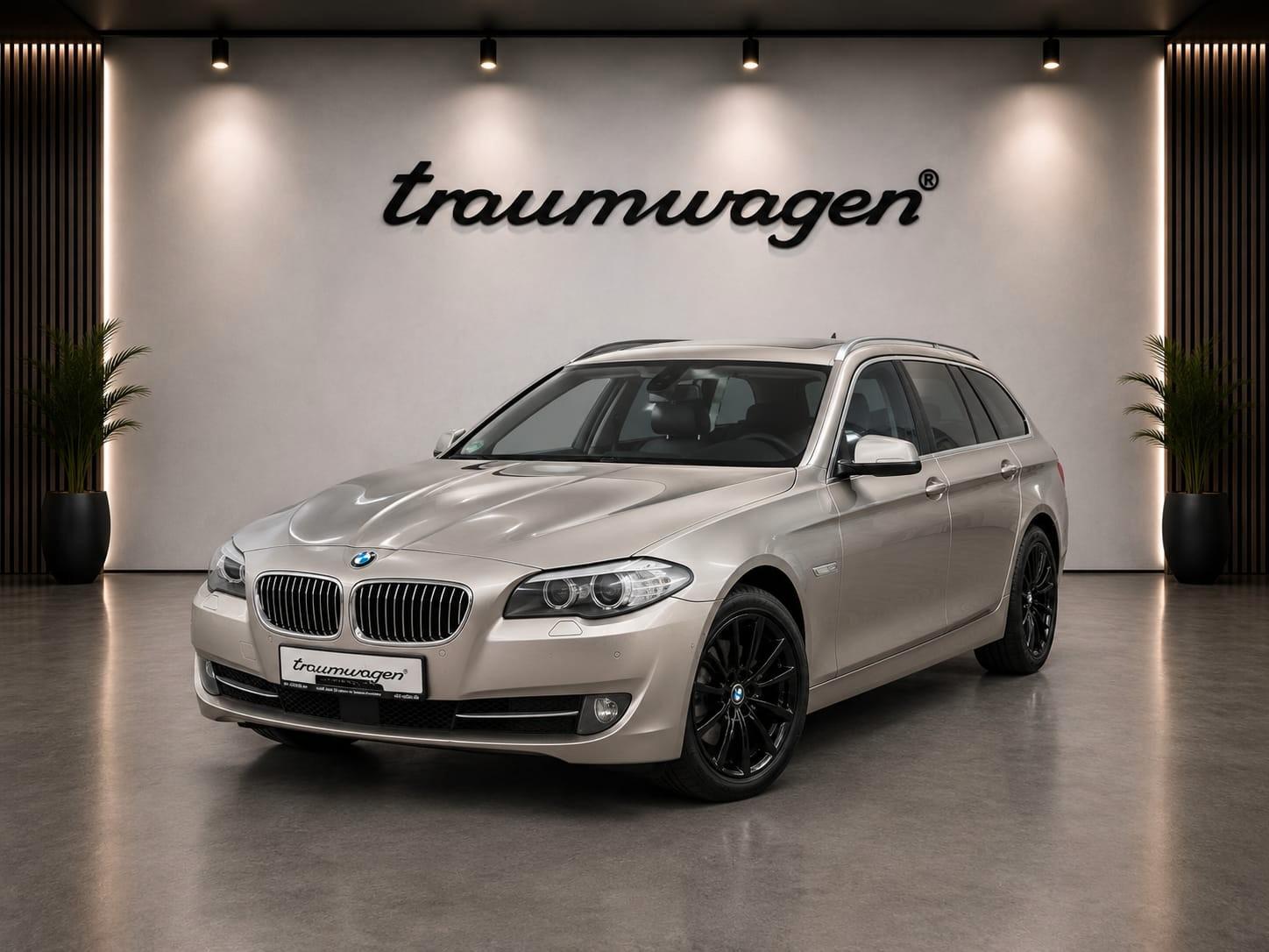 BMW 525d Touring, Head, Leder, Glasdach, Xenon, AHK,