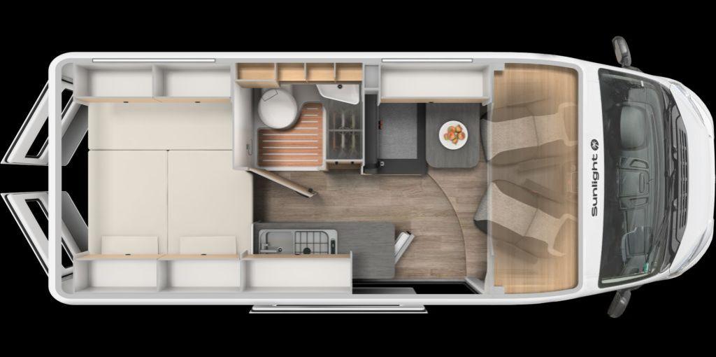 Sunlight Camper Van Cliff 600 IC-LINE*Multimedia