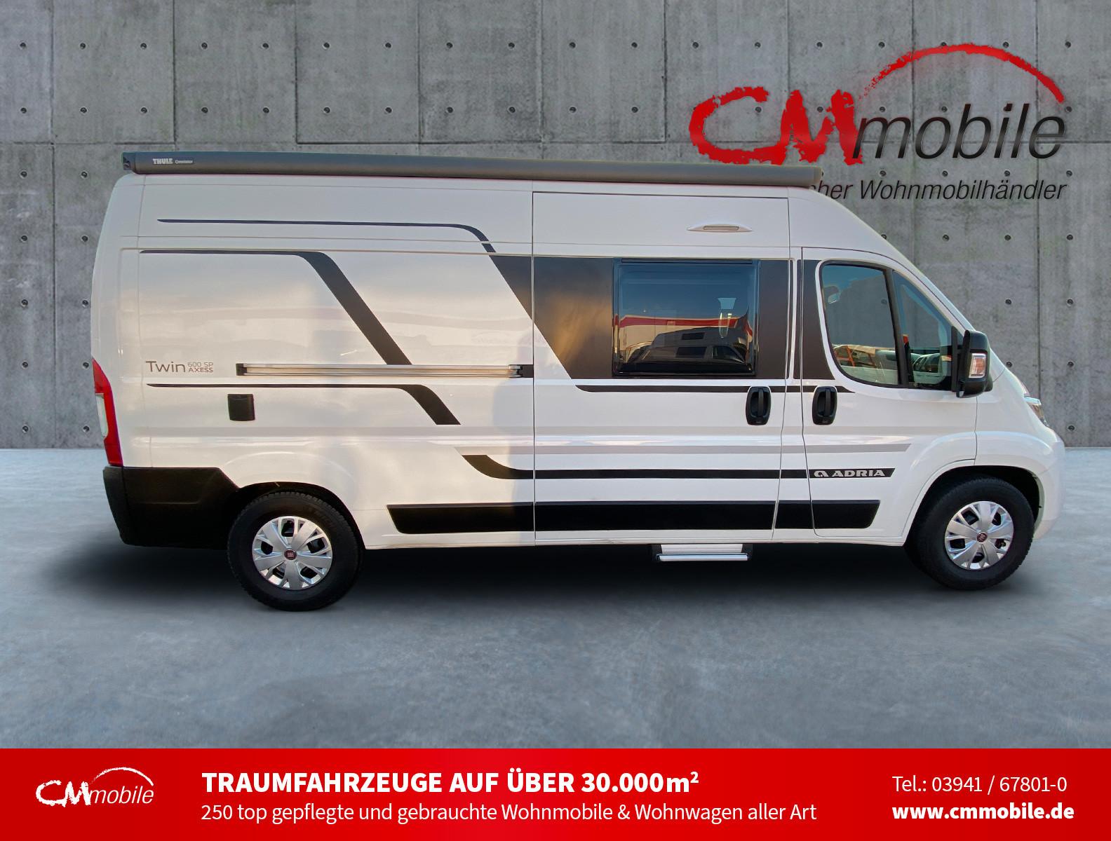 Adria Twin 600 SP Axess - Festbett - viele Extras -