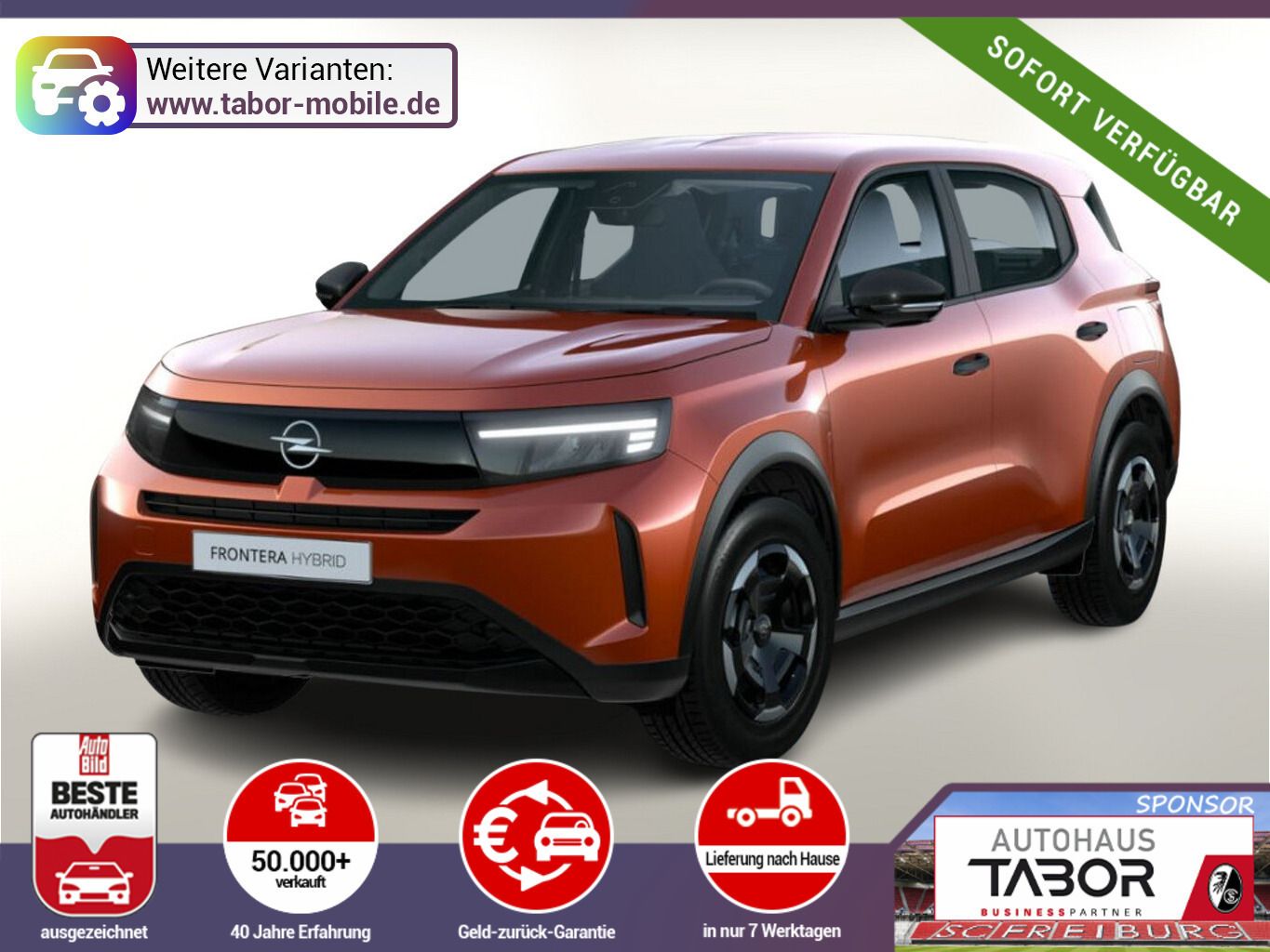 Opel Frontera Hybrid Nav10" Kam PDC LED Temp UVP-26%*