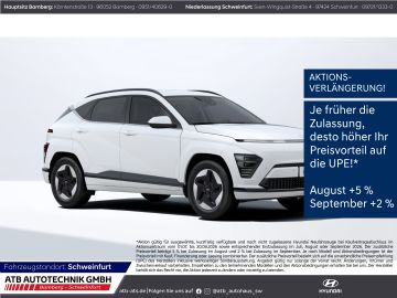Hyundai Leasingangebot: Hyundai KONA Elektro Prime 65kWh 204PS LED ACC El. Heckk