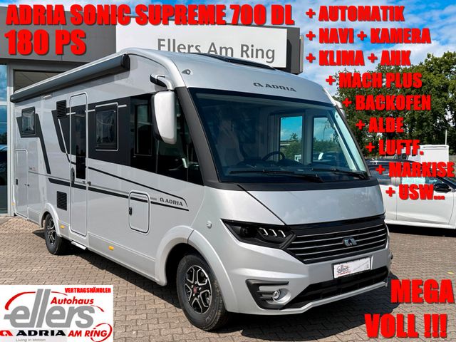 Adria SONIC SUPREME 700 DL AUTOM NAVI LUFTF KLIMA AHK