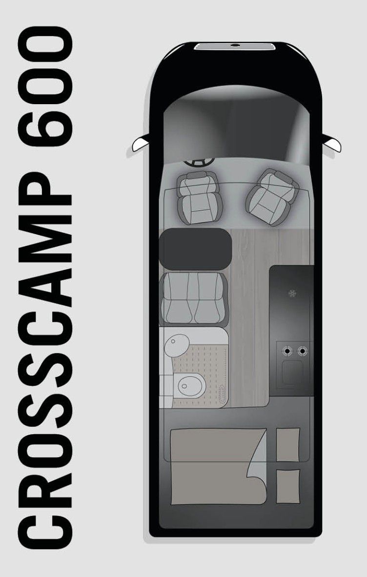 Fahrzeugabbildung Crosscamp Camper Van 600 Fiat Automatik