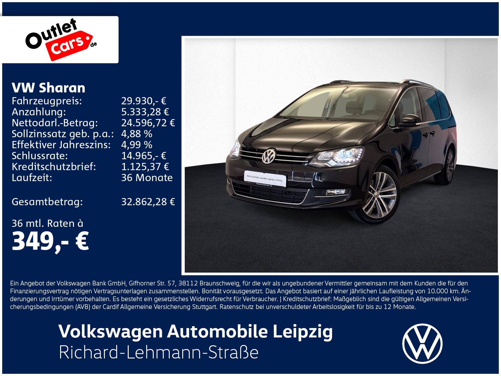 Volkswagen Sharan Highline TSI DSG*Xenon*Standh.*Leder*DCC*