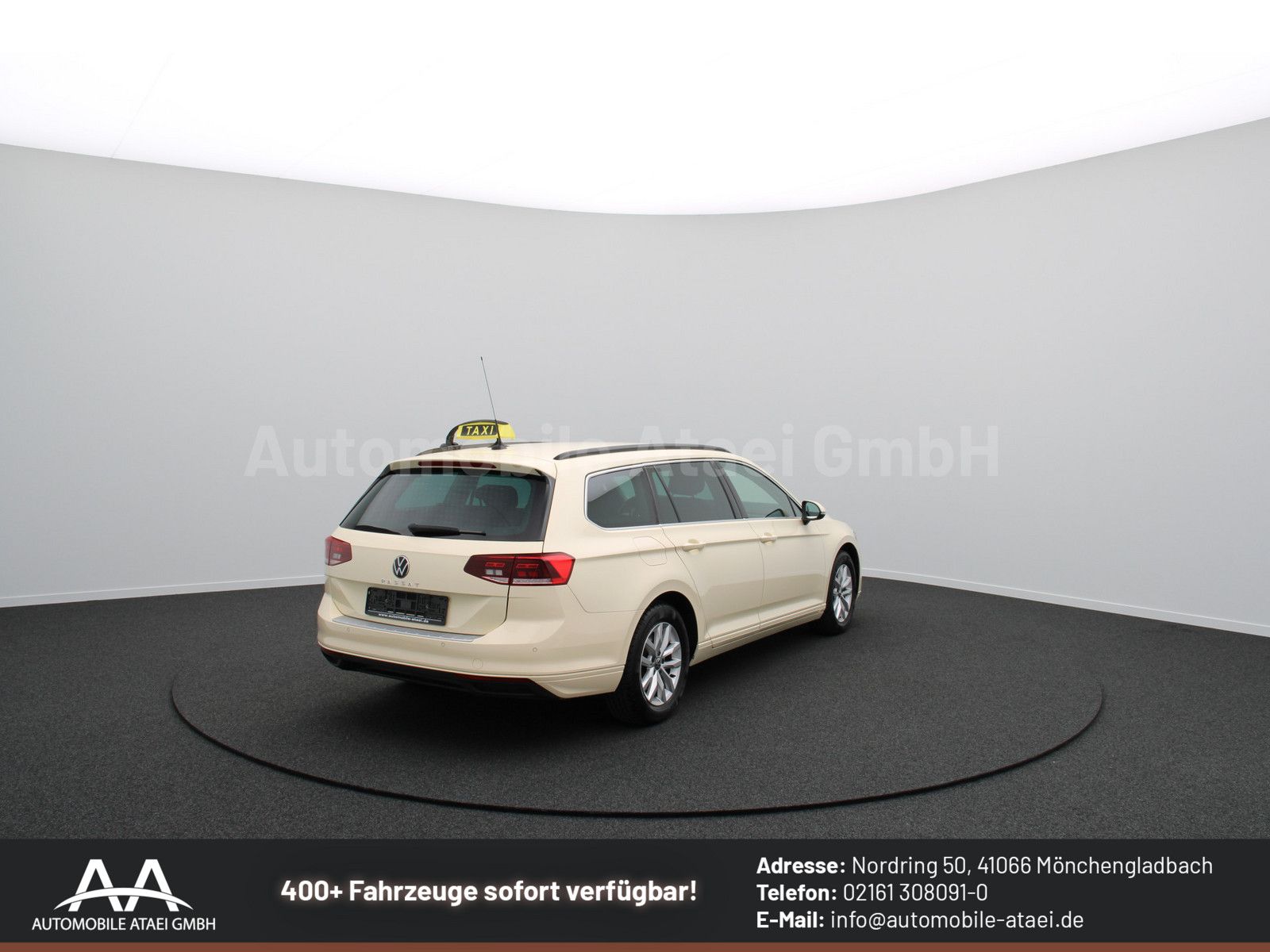 Fahrzeugabbildung Volkswagen Passat Variant Business *Taxi* TAXAMETER 7908