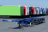 Wielton CHASISS / FOR CONTAINERS / LIFTED AXLE / SAF / - Offers