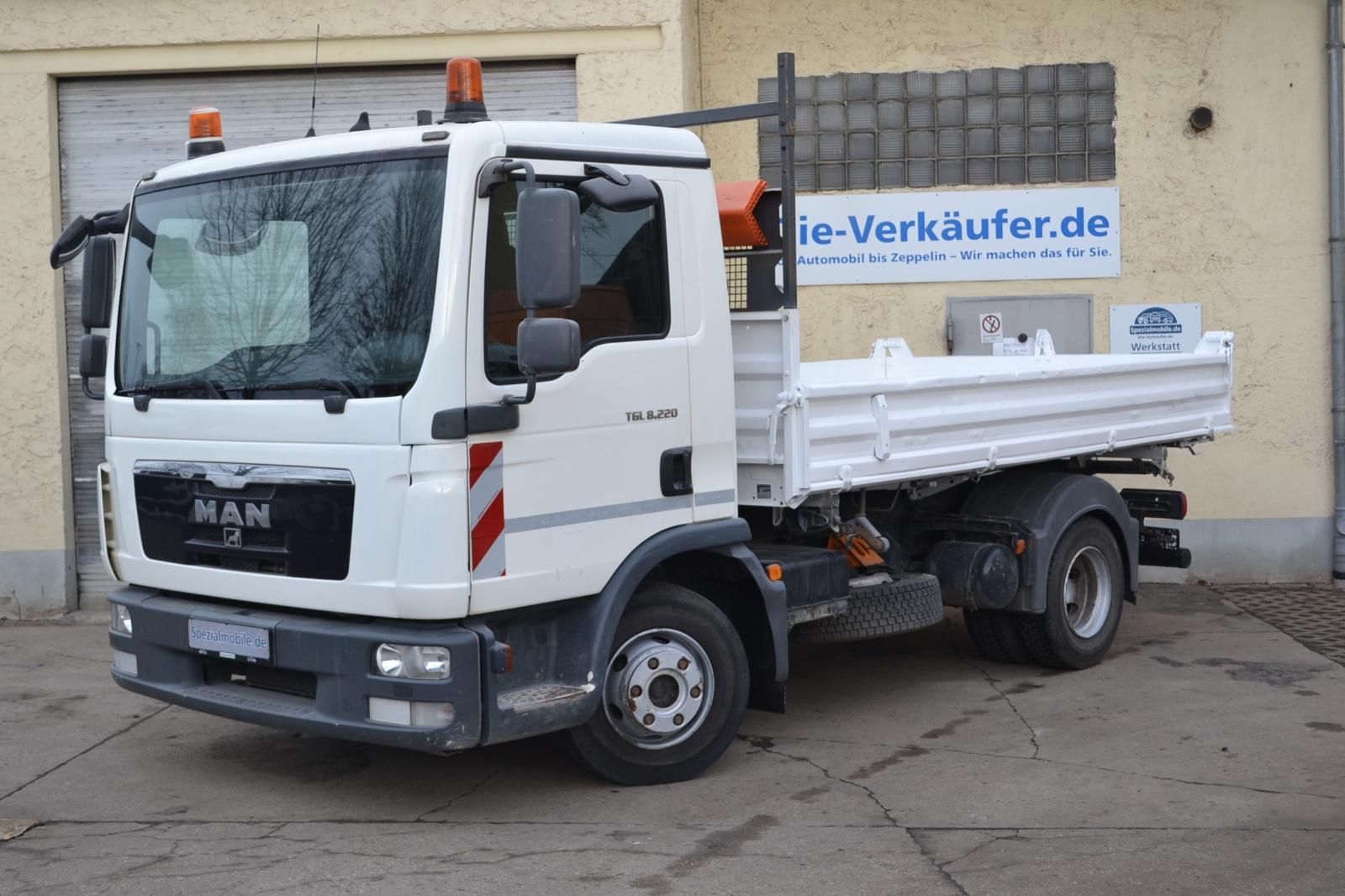 MAN 8.220 Kipper Dreiseitenkipper Meiller 1.Hand