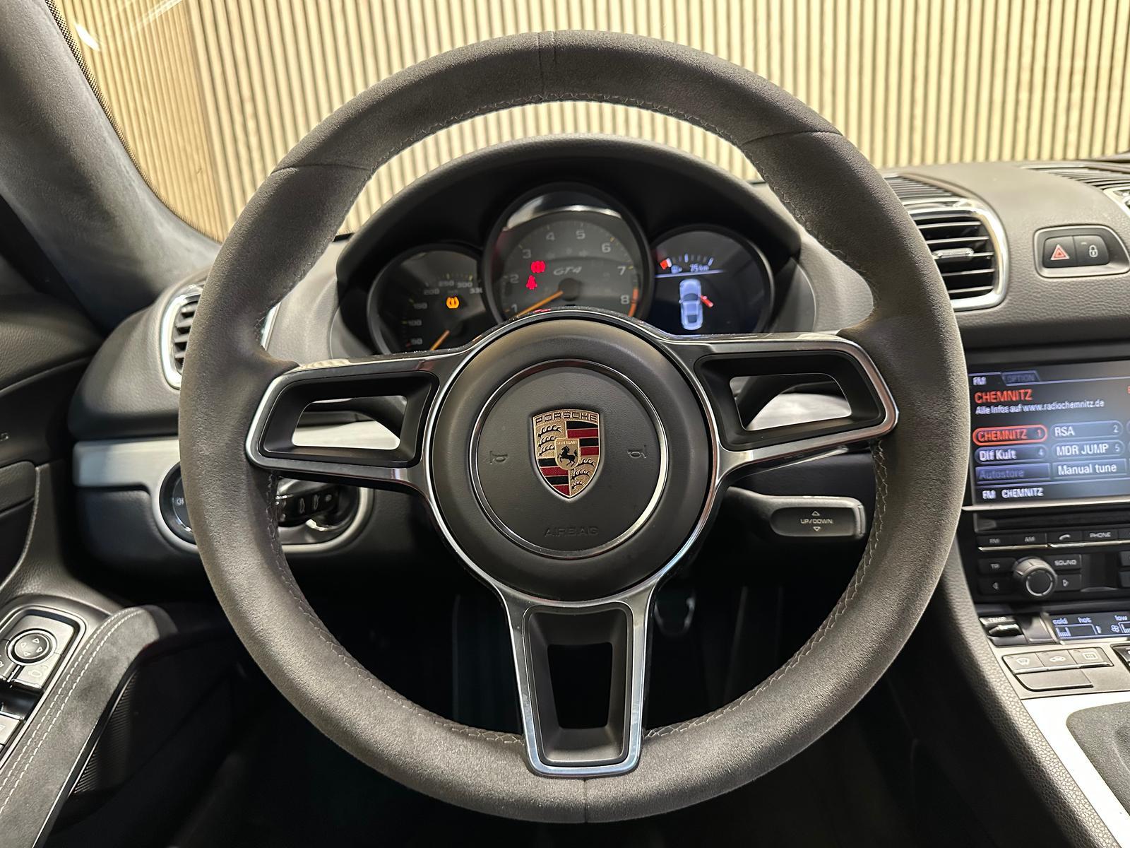 PORSCHE CAYMAN 3.8 GT4 CLUBSPORT  | 385 ch | BVM | ÉCHAPPEMENT SPORT | SIEGE BAQUET