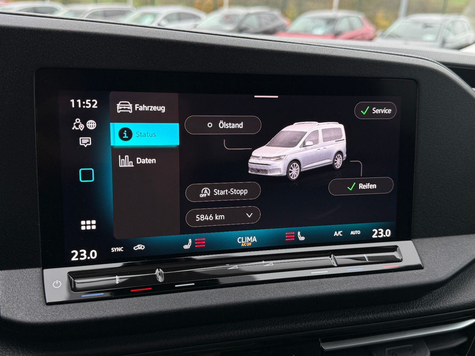 Fahrzeugabbildung Volkswagen Caddy Edition Maxi 7-Sitzer ACC AHK LED Pano Kam