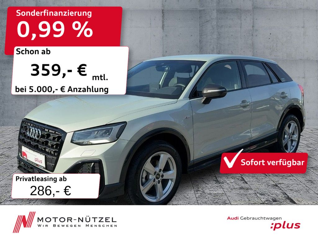 Audi Q2 30 TFSI S-LINE LED+RFK+GRA+SHZ+AHK