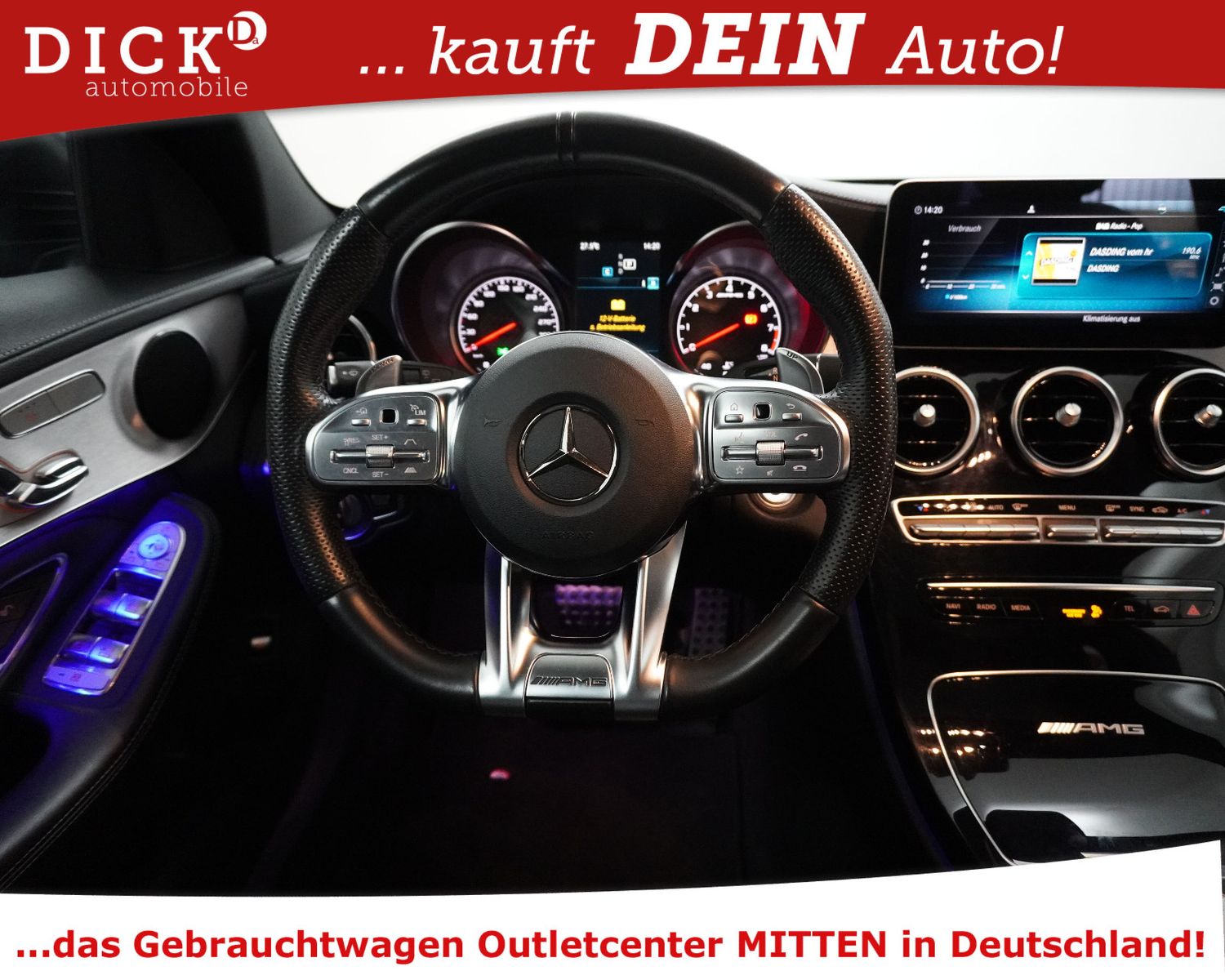 Fahrzeugabbildung Mercedes-Benz C63 AMG >CARBON+PANO+MEMO+KAM+MULTIB+NAPPA+COMAN