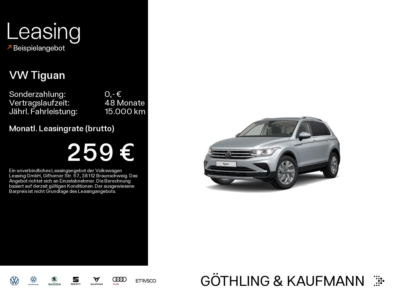 Volkswagen Tiguan 1.5 TSI Elegance DSG*NAVI*SHZ*PDC*LED*