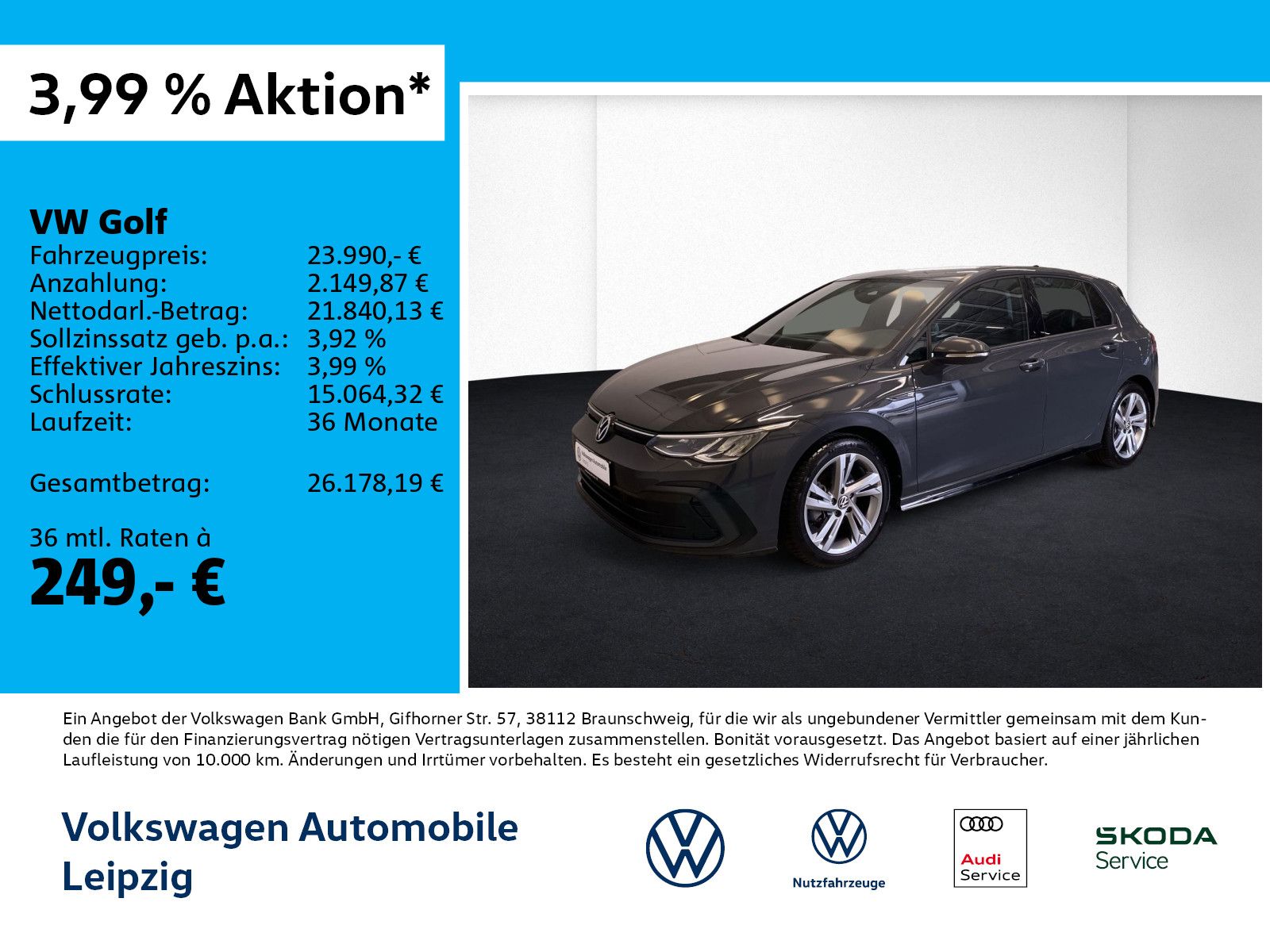 Volkswagen Golf VIII 1.5 eTSI R-Line *ACC*DSG*SHZ*APP*