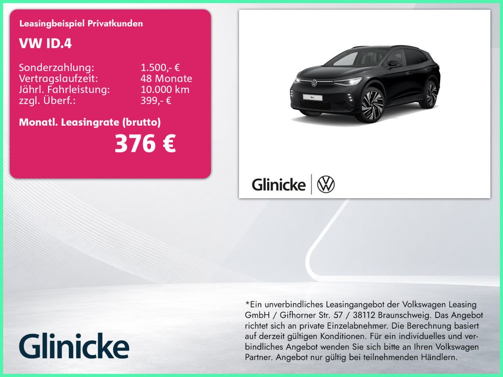 Volkswagen ID.4 GTX 4M AHK/DCC/W-Pumpe/Pano/Nav/ACC/Kam/21"
