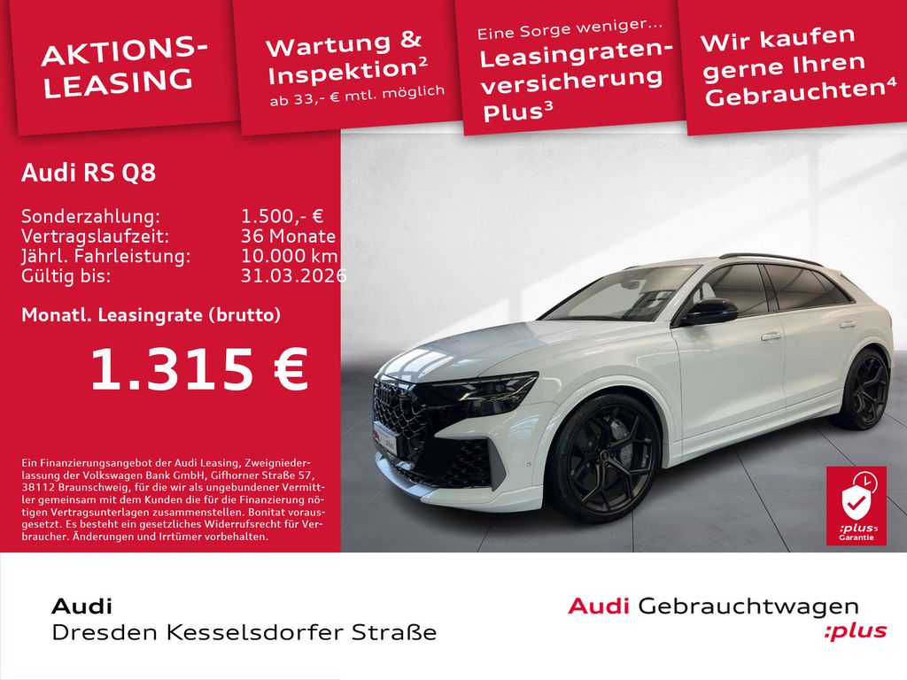 Audi RS Q8 4.0 TFSI Q. AHZV Kamera HUD Navi Pano Matr