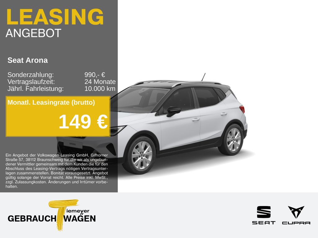 Seat Arona 1.0 TSI DSG XPERICENCE PARKLENK KAMERA NAV