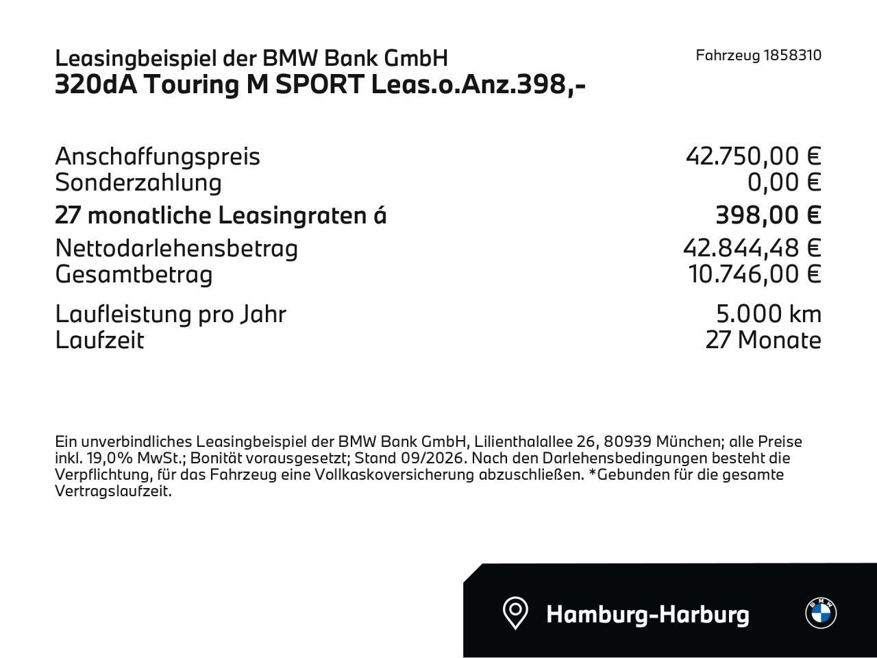 BMW 320dA T M SPORT Pano,360° St Go foto 2