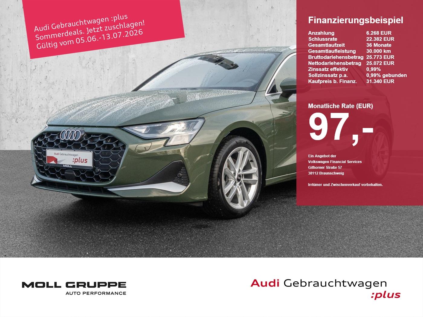 Audi A3 Sportback 30 TFSI S tronic advanced (AHK*Head