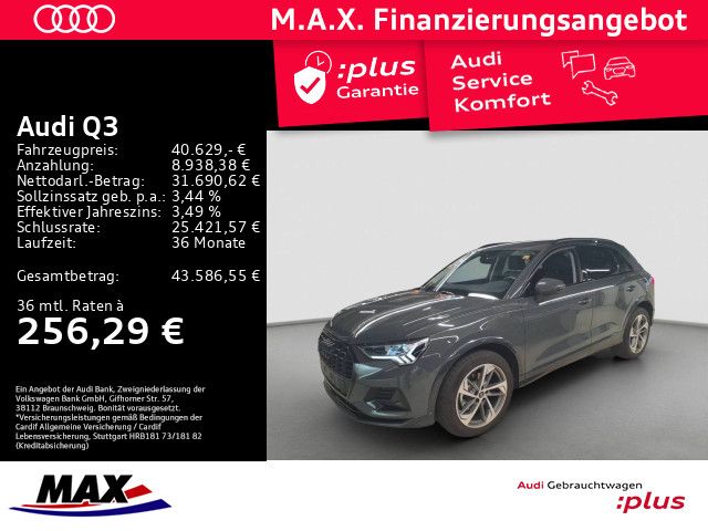Q3 35 TFSI S LINE +LED+AHK+MMI NAVI+ALU+KLIMA+++
