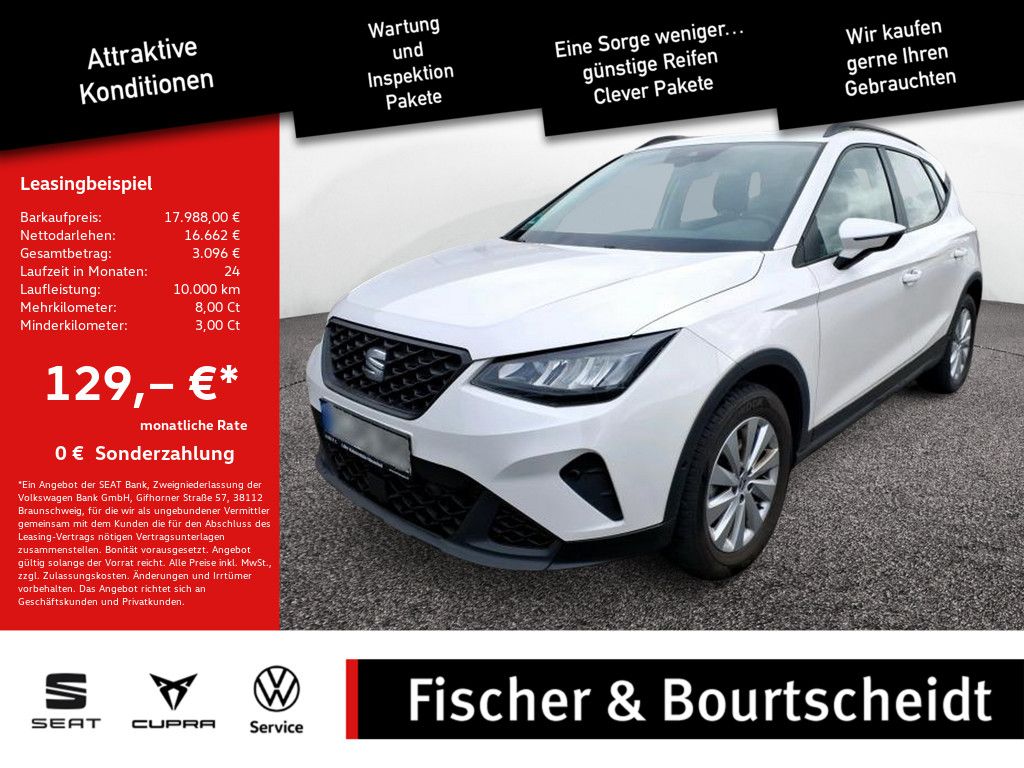Seat Arona 1.0 TSI Style Edition PDC SHZ KAMERA LED
