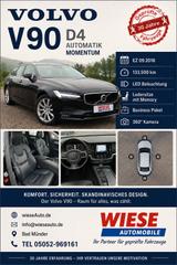 Volvo V90 Kombi Leder, Memory, LED Momentum - Volvo V90 aus 2016