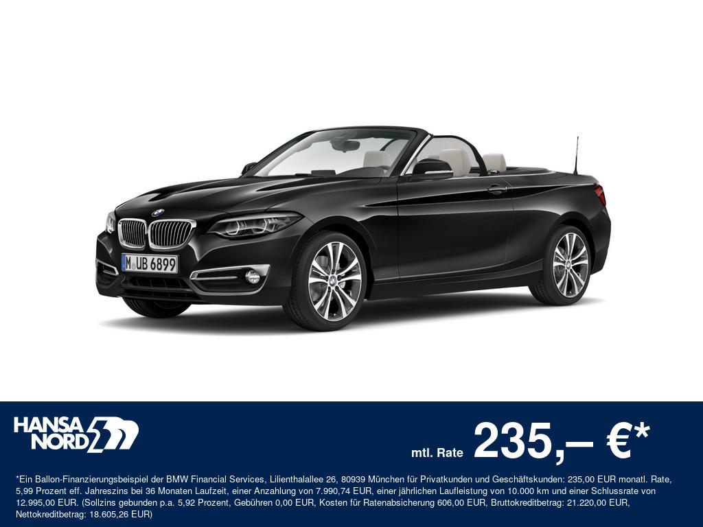 BMW 230i Cabrio LUXURY LINE LED NAVI KAMERA PDC 18"
