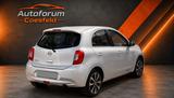 Nissan Micra Acenta_Automatik_Navi_TÜV Neu - silberne Nissan Micra