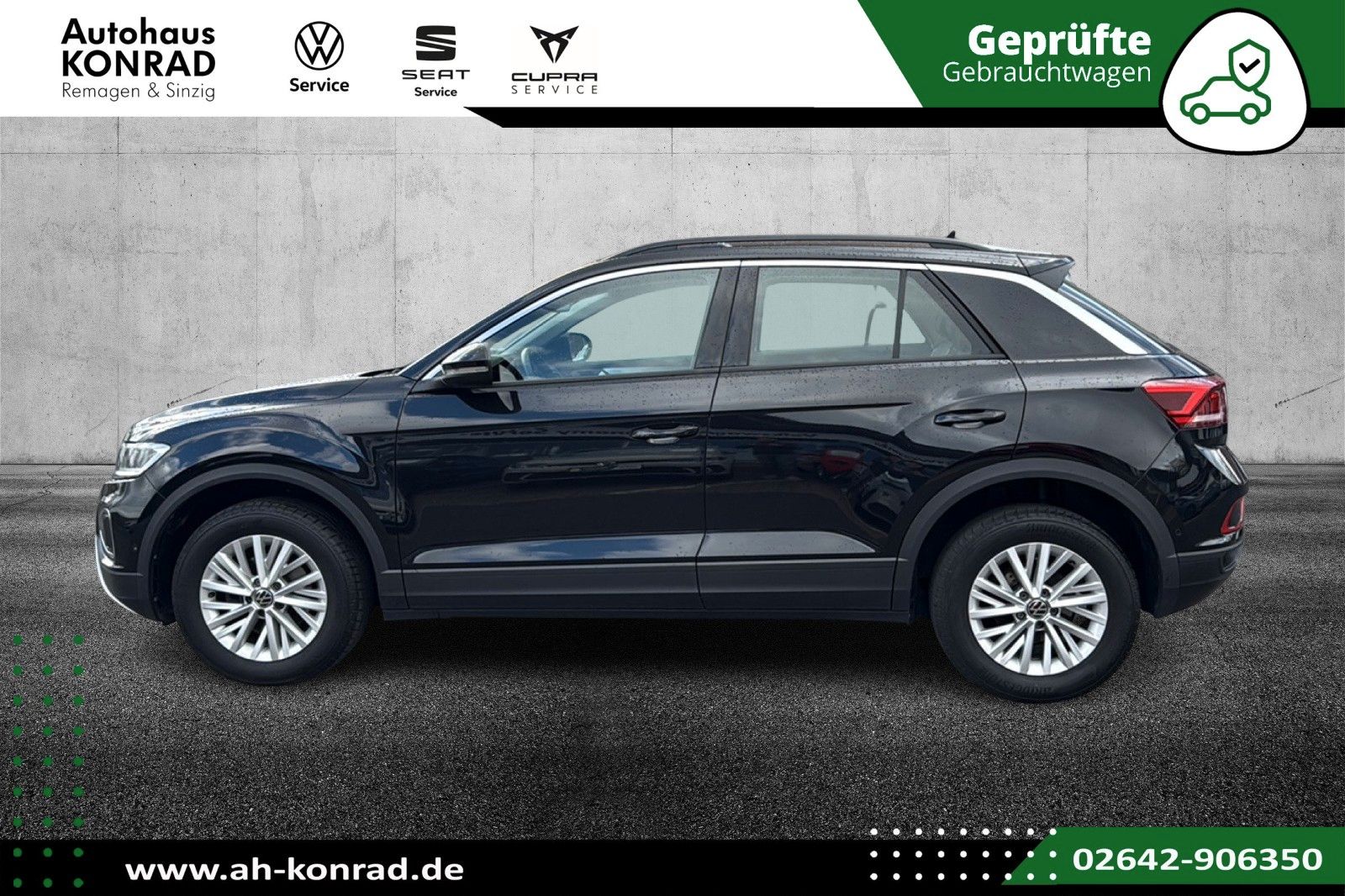 Fahrzeugabbildung Volkswagen T-Roc 1.0 TSI Life+App Connect+Digital Cockpit