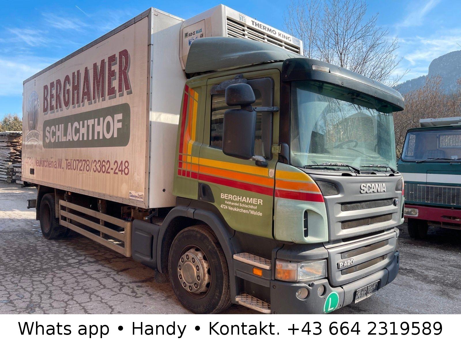 Scania P420 LB 4x2 Kühlkoffer mit Flügetüren Bj 2004