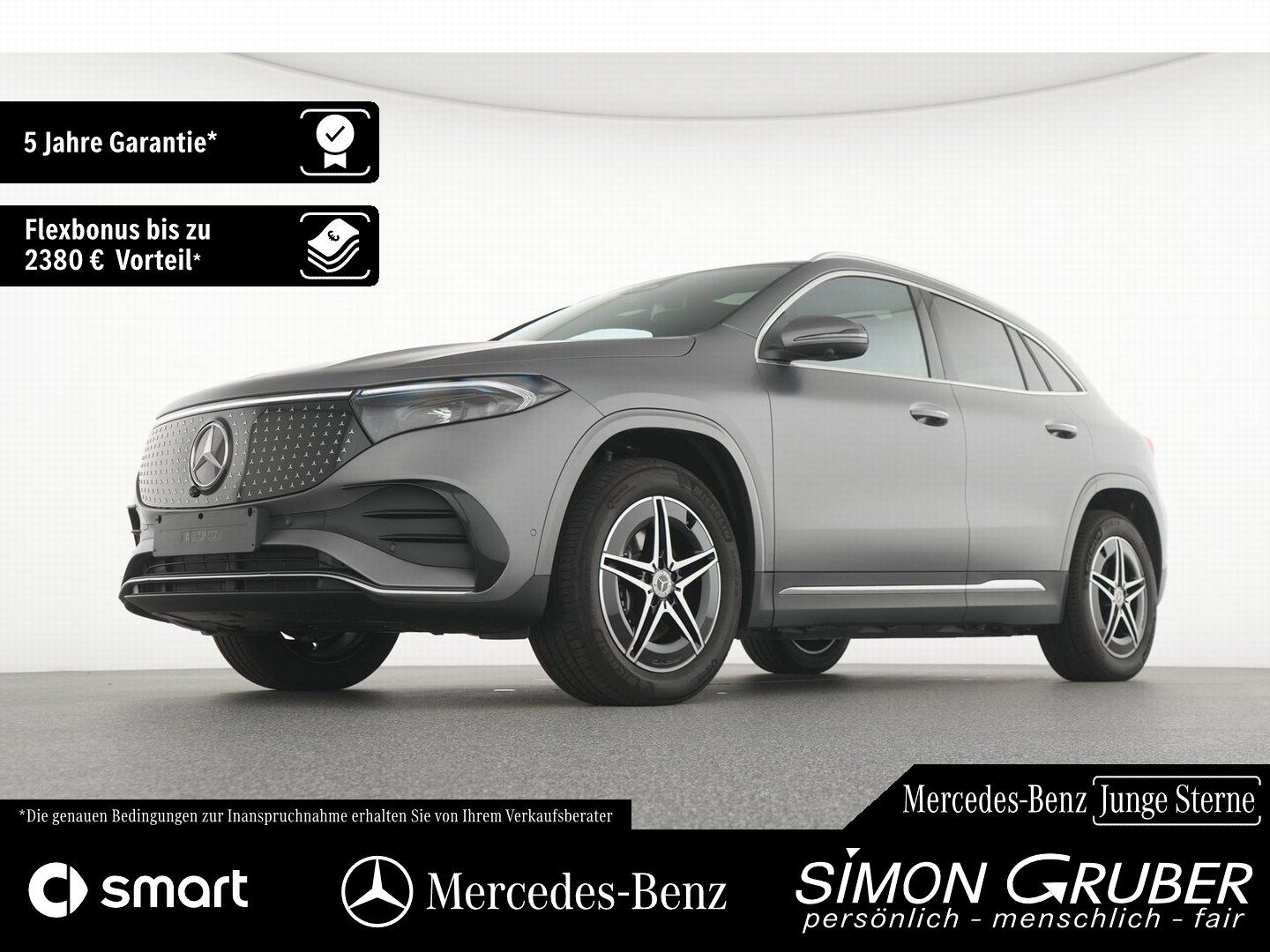 Fahrzeugabbildung Mercedes-Benz EQA 250+ AMG Pano HUD Burm LED Ambi 360 AHK